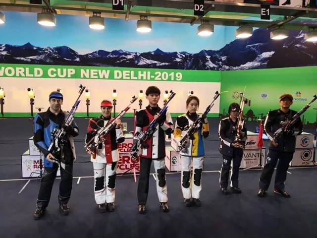 印度选手在射击比赛中大显身手