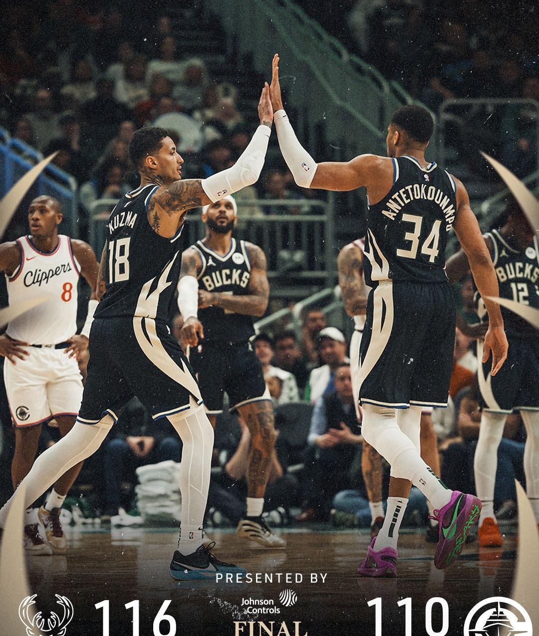 包含雄鹿惊险胜骑士，取得连胜佳绩的词条