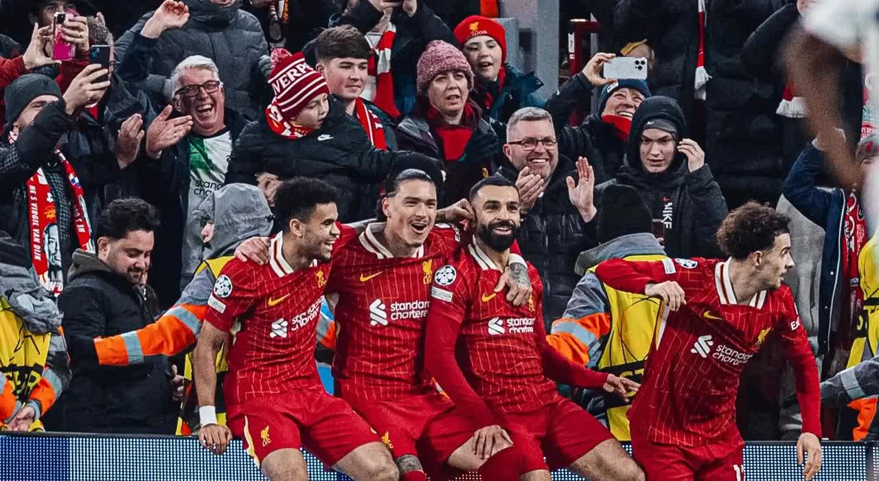 利物浦苦战,紧握欧冠四强席位 利物浦苦战,紧握欧冠四强席位